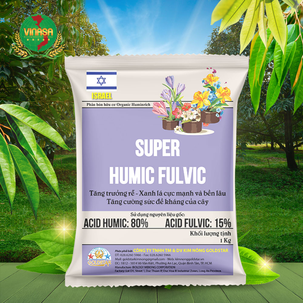 Kích thích bộ rễ phát triển – Super Humic Fulvic ISRAEL